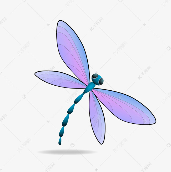 卡通蜻蜓png下载