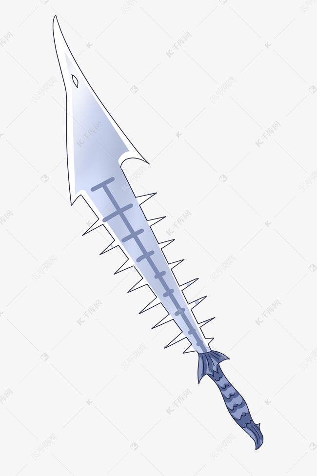 鱼型宝剑武器