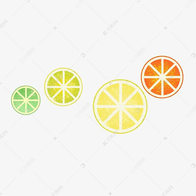 卡通柠檬水果黄色柠檬