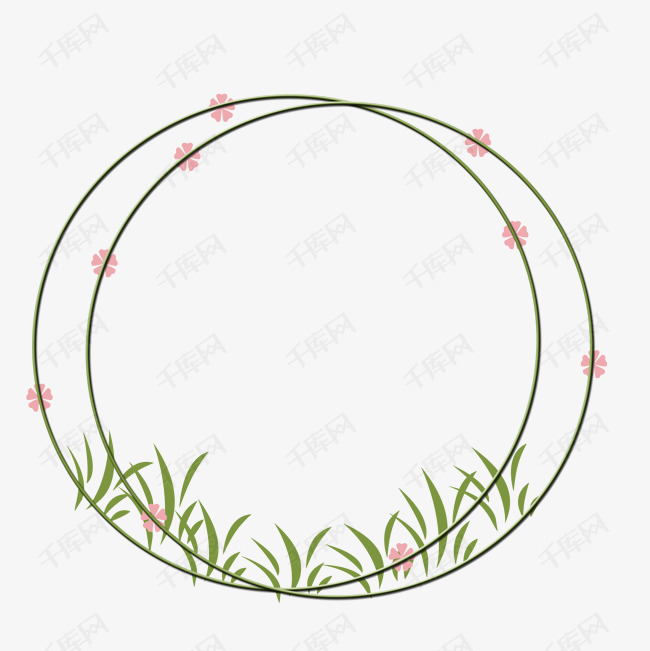 清明节边框png素材