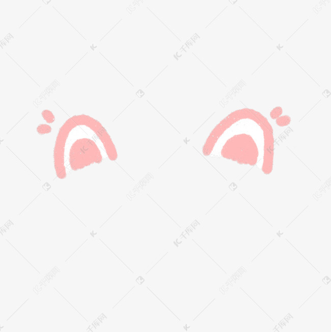 猫耳朵卡通素材