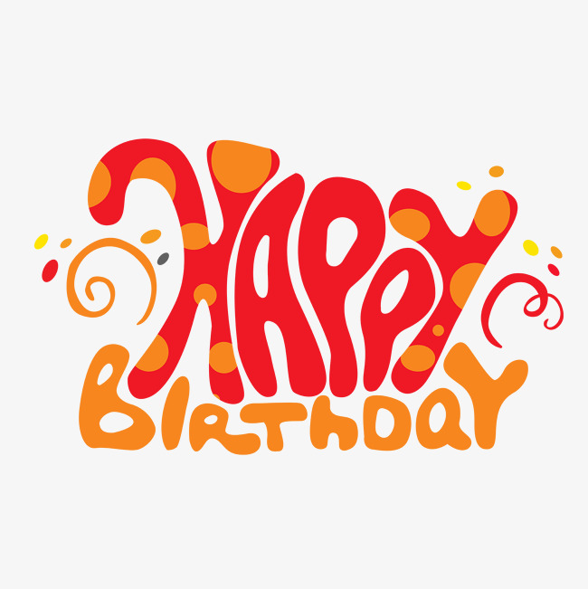 happybirthday生日会_艺术字设计_千库网