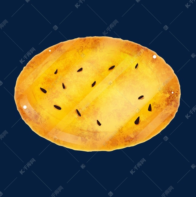 美味的芝麻饼小吃