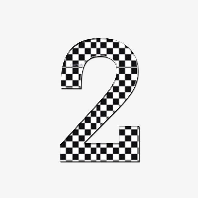 黄色的线条数字2