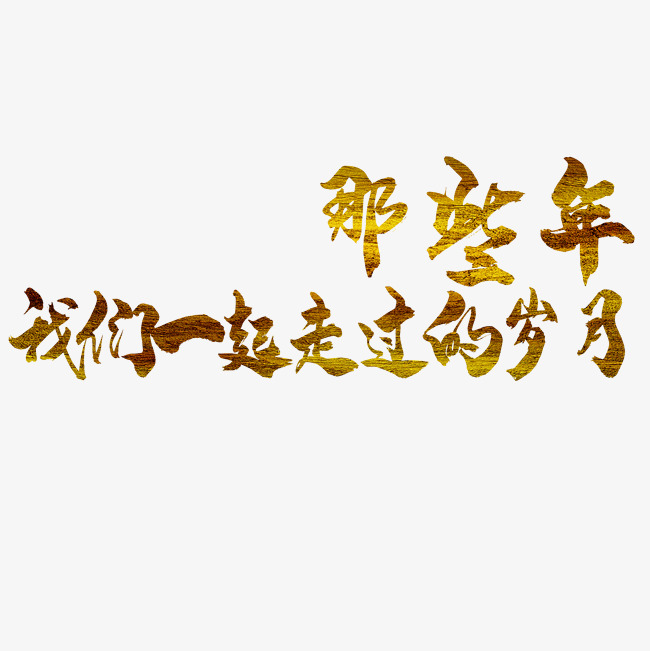 那些年我们一起走过的岁月