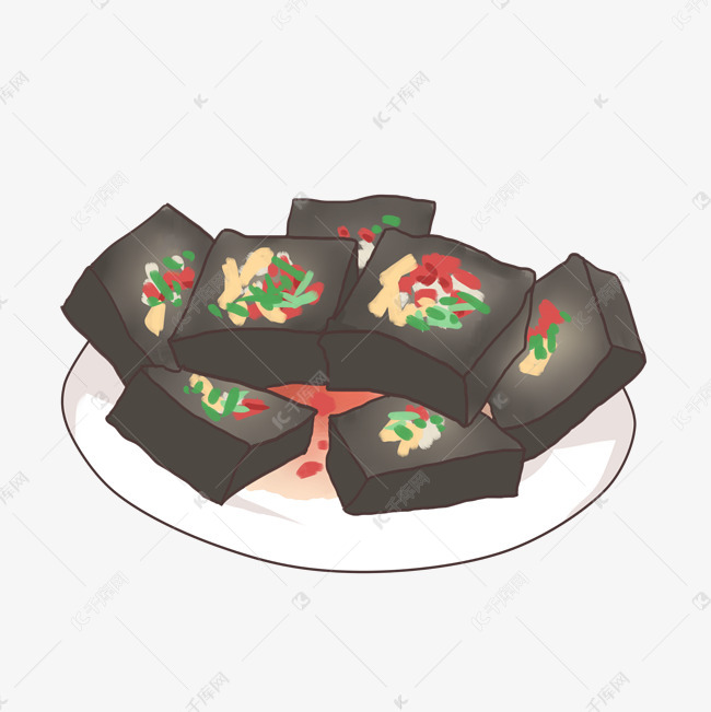 特色小吃长沙臭豆腐