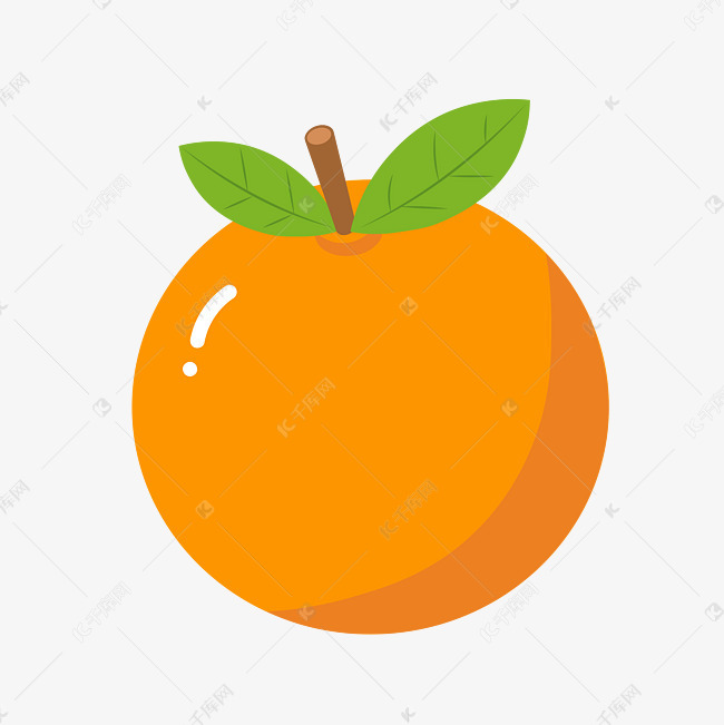 手绘卡通水果橘子素材图片免费下载-千库网