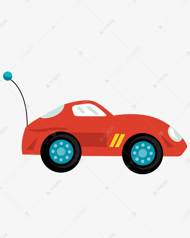 红色小汽车