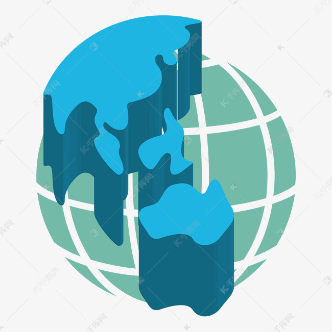 创意地球设计矢量图