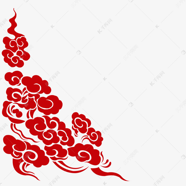 海报装饰祥云素材