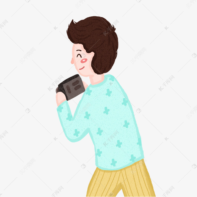 拍照卡通图-千图网