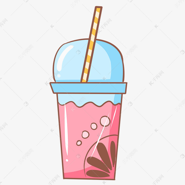 好喝果汁卡通饮料