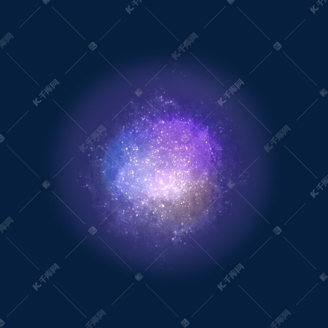 紫色星空云团