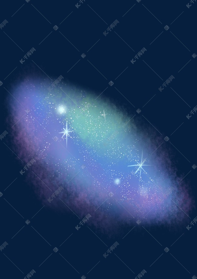 炫彩星空星星素材图片免费下载-千库网