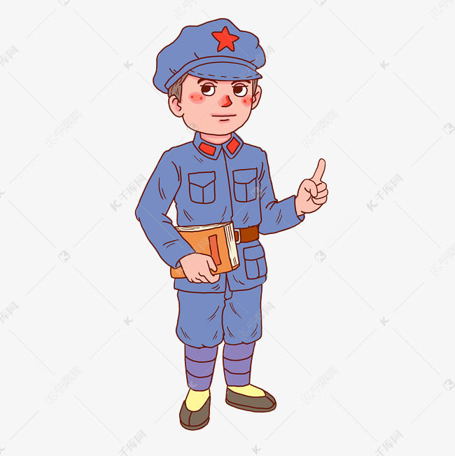 革命军人卡通人物