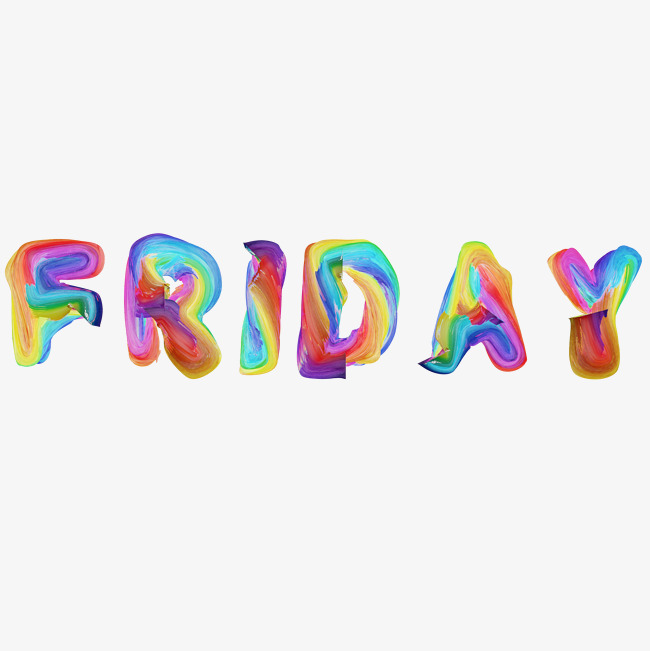 friday星期五_艺术字设计_千库网