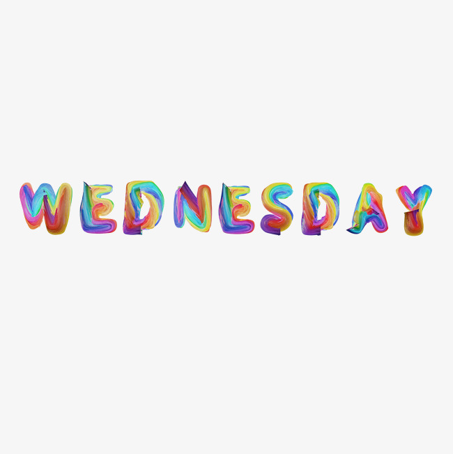 wednesday星期三_艺术字设计_千库网