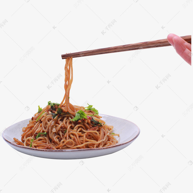 筷子夹面条