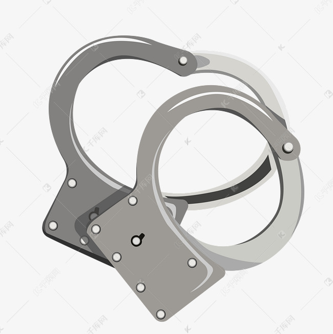 手铐犯罪警察