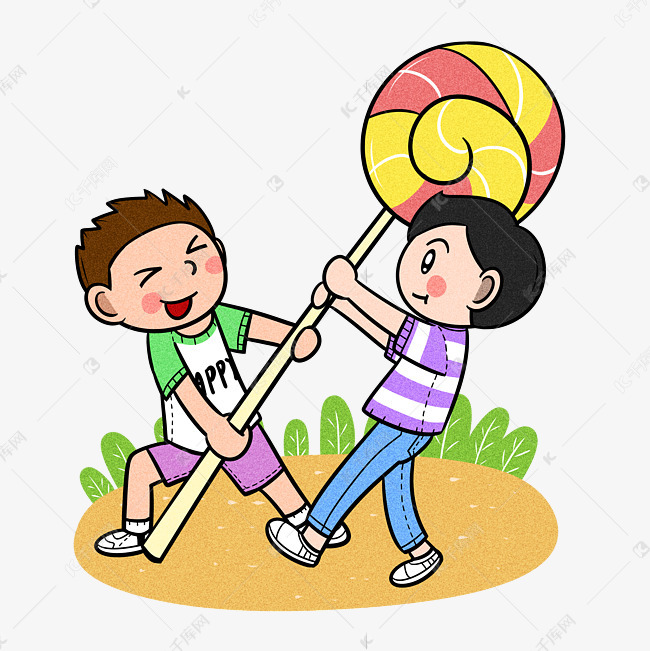 儿童节小朋友玩耍