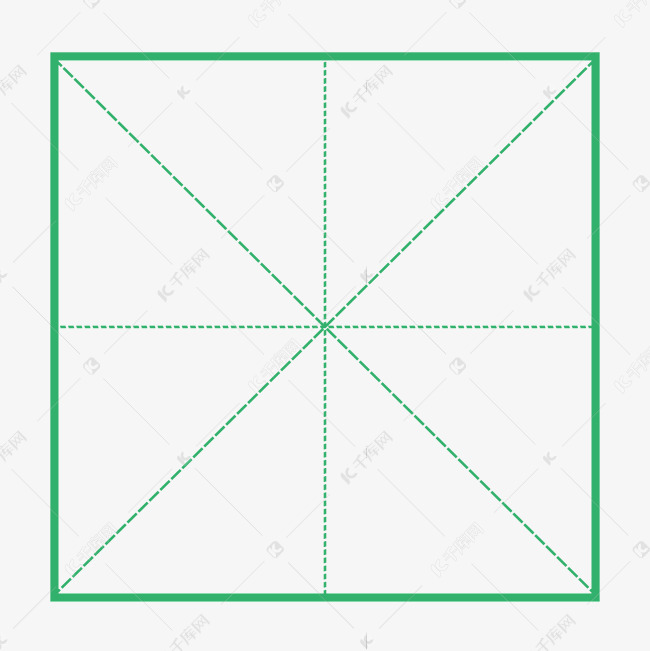 绿色田字格