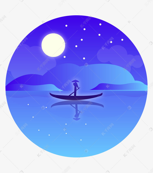 海面上微光渐变