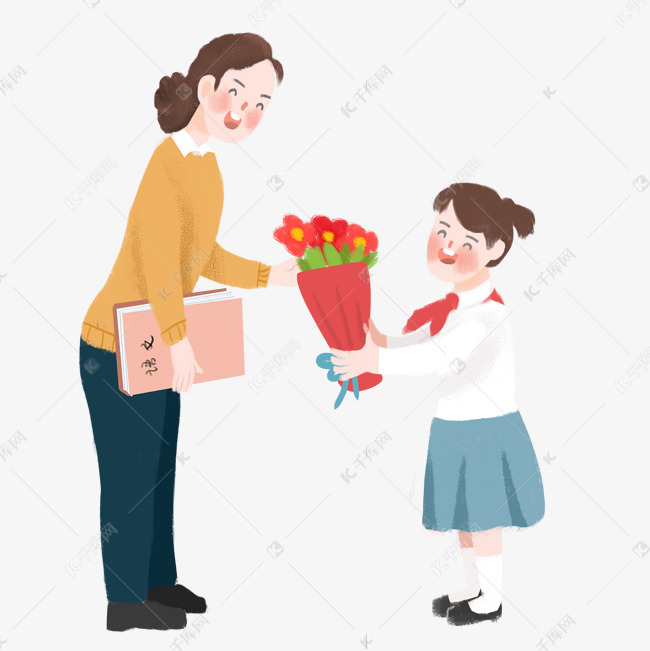 教师节给老师送花庆祝节日