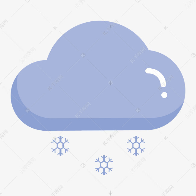 小雪天气图标