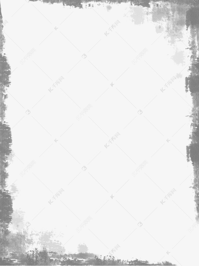 水墨素色简约边框素材图片免费下载-千库网