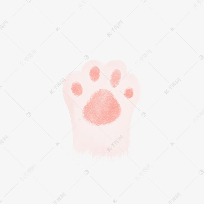 手绘猫爪