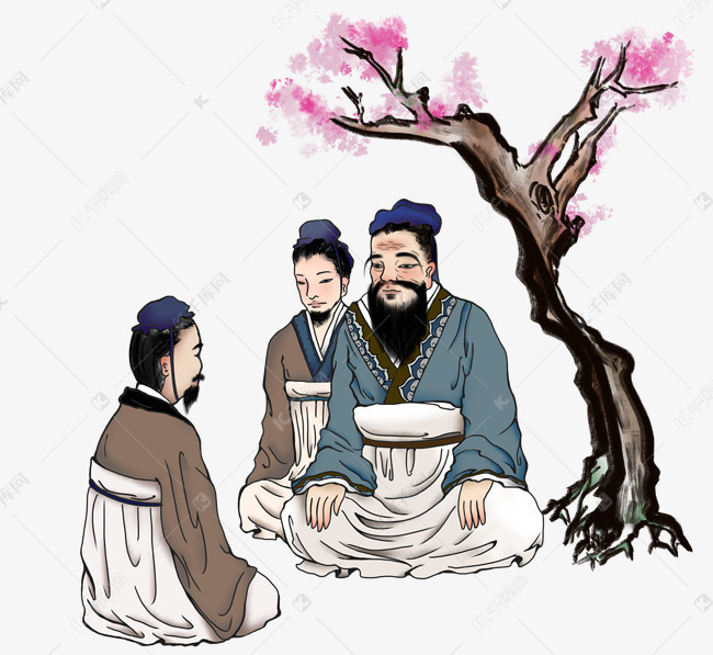 孔子教学学生
