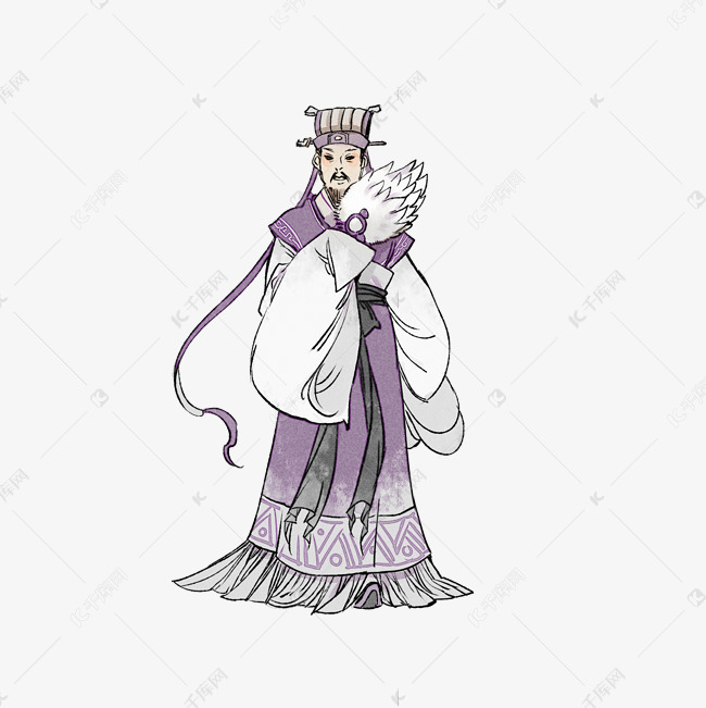 诸葛亮三国名士古风人物