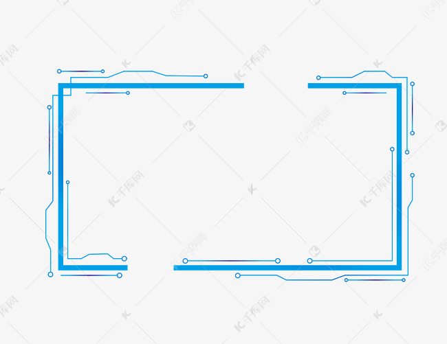 科技感边框免抠图素材图片免费下载-千库网