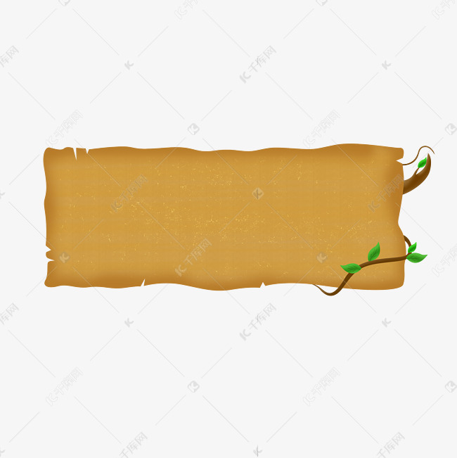 复古纸纹文字框