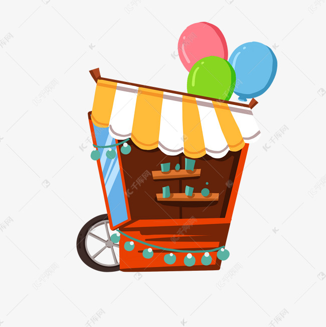 游乐园可爱的杂货店