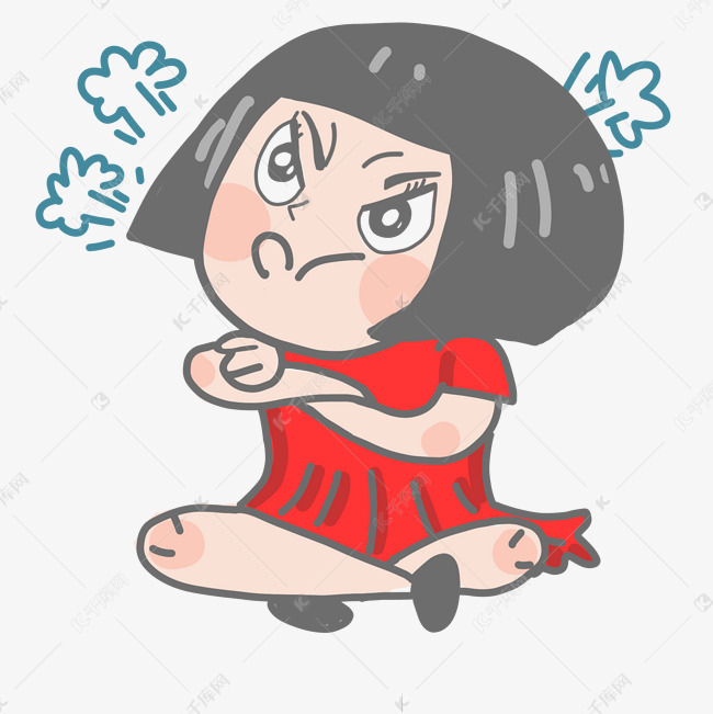 鄙视小女孩