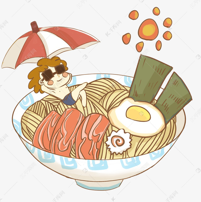 卡通拟人食物卡通男孩卡通女孩面