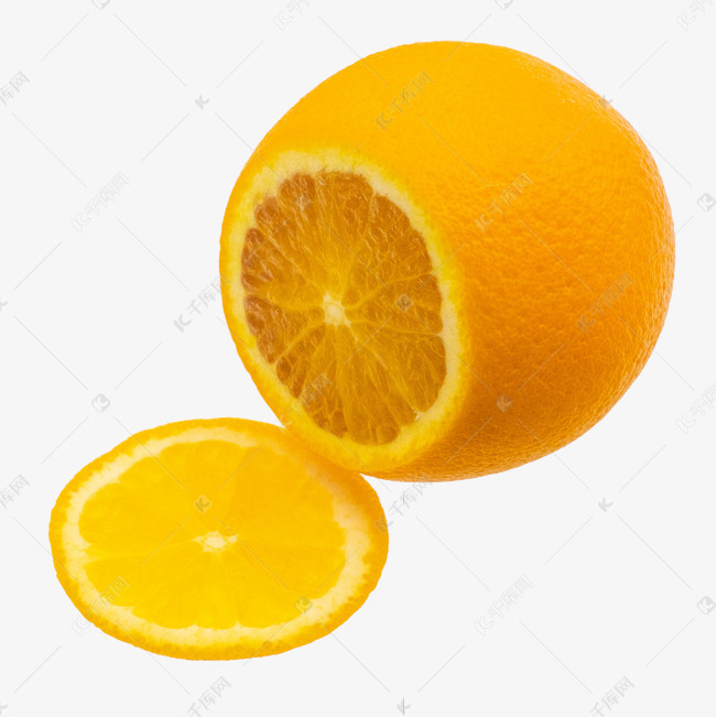 切开橙子