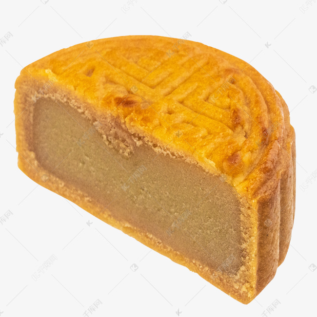 半个莲蓉月饼
