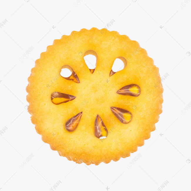 黄色圆形饼干素材图片免费下载-千库网
