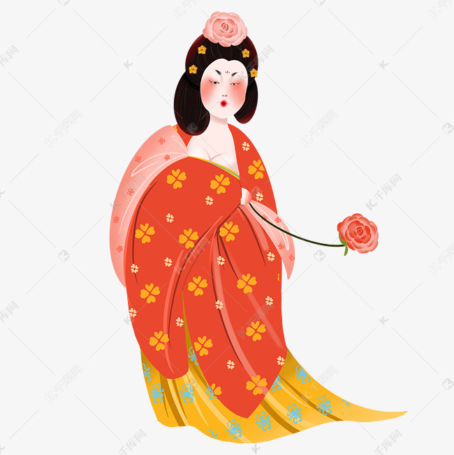 唐朝仕女可爱萌宫廷