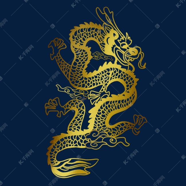 飞舞翔龙剪纸