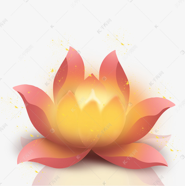荷花灯水灯单个素材图片免费下载-千库网