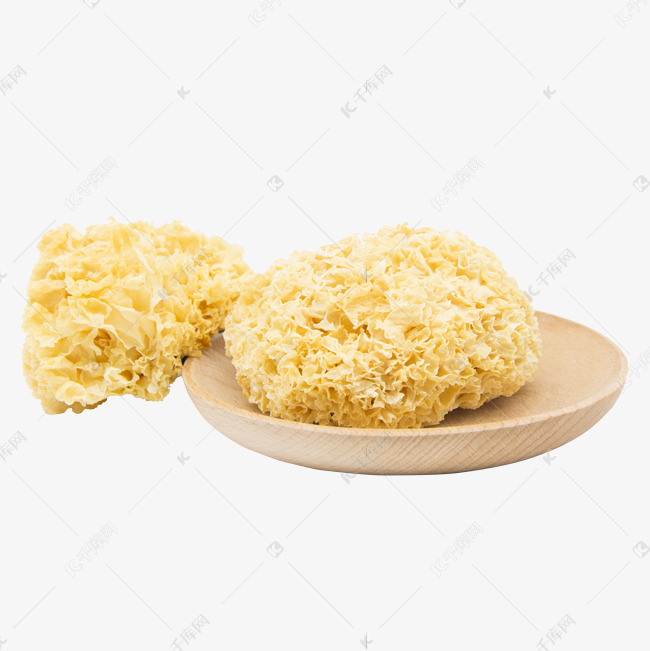 高清实拍中药材银耳