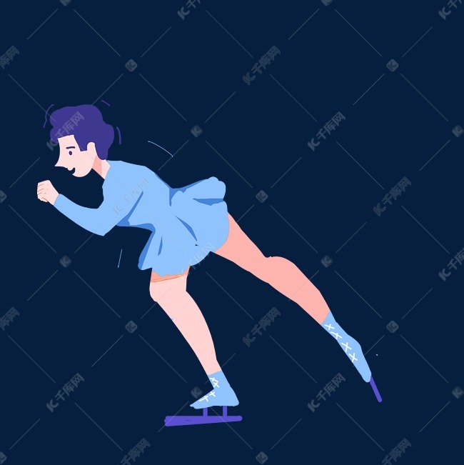 花样滑冰女孩
