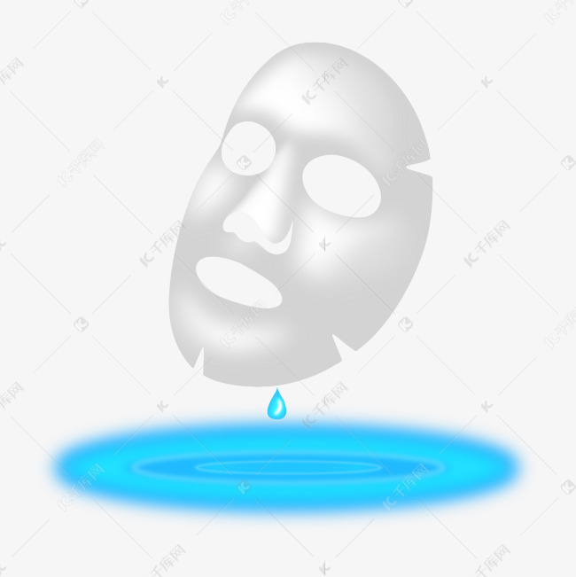 白色的面膜