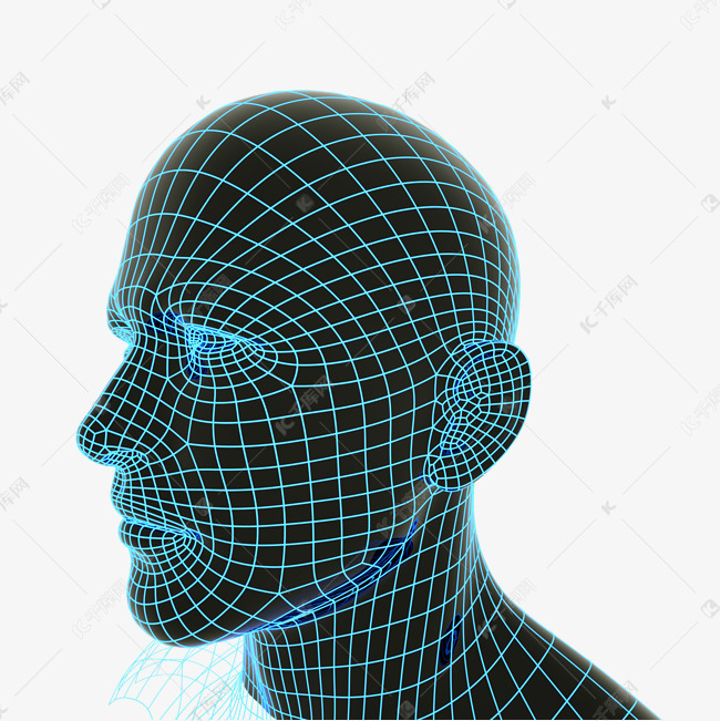 人脸识别人脸线条图