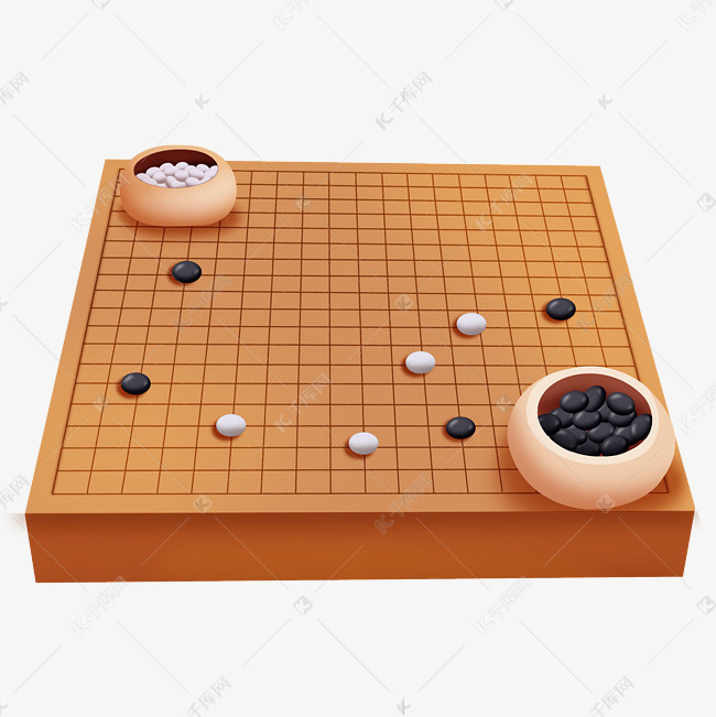 围棋棋盘和棋子