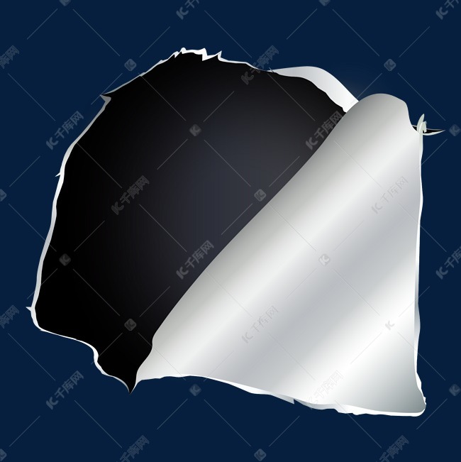 撕裂纸张效果