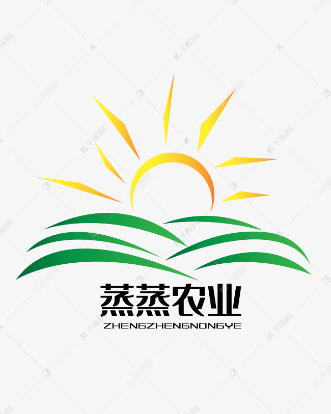 绿色田野农业logo